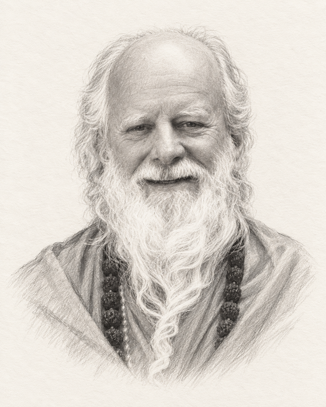 Interpretive pencil portrait of Thom Knoles